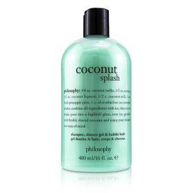 Philosophy by Philosophy Coconut Splash Shampoo, Shower Gel & Bubble Bath --480ml/16oz