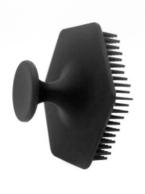 Face Brush; Baby Shampoo Brush; Make-Up Brush Silicone Makeup Brush Soft Hair Diamond-Shaped Brush 1pcs Black
